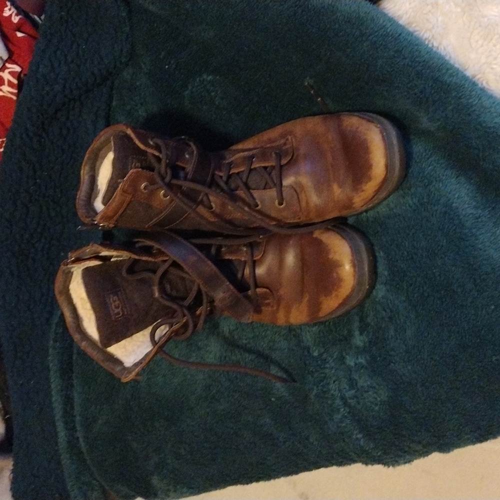 UGG laceup ankle boots